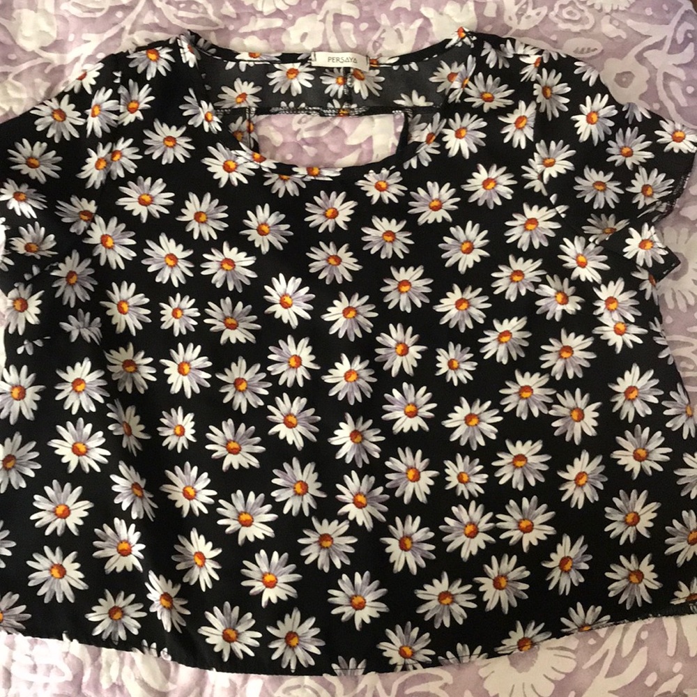 Daisy flower blouse shirt